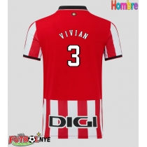 Camiseta Athletic Bilbao Dani Vivian #3 Primera Equipación 2025-26 manga corta